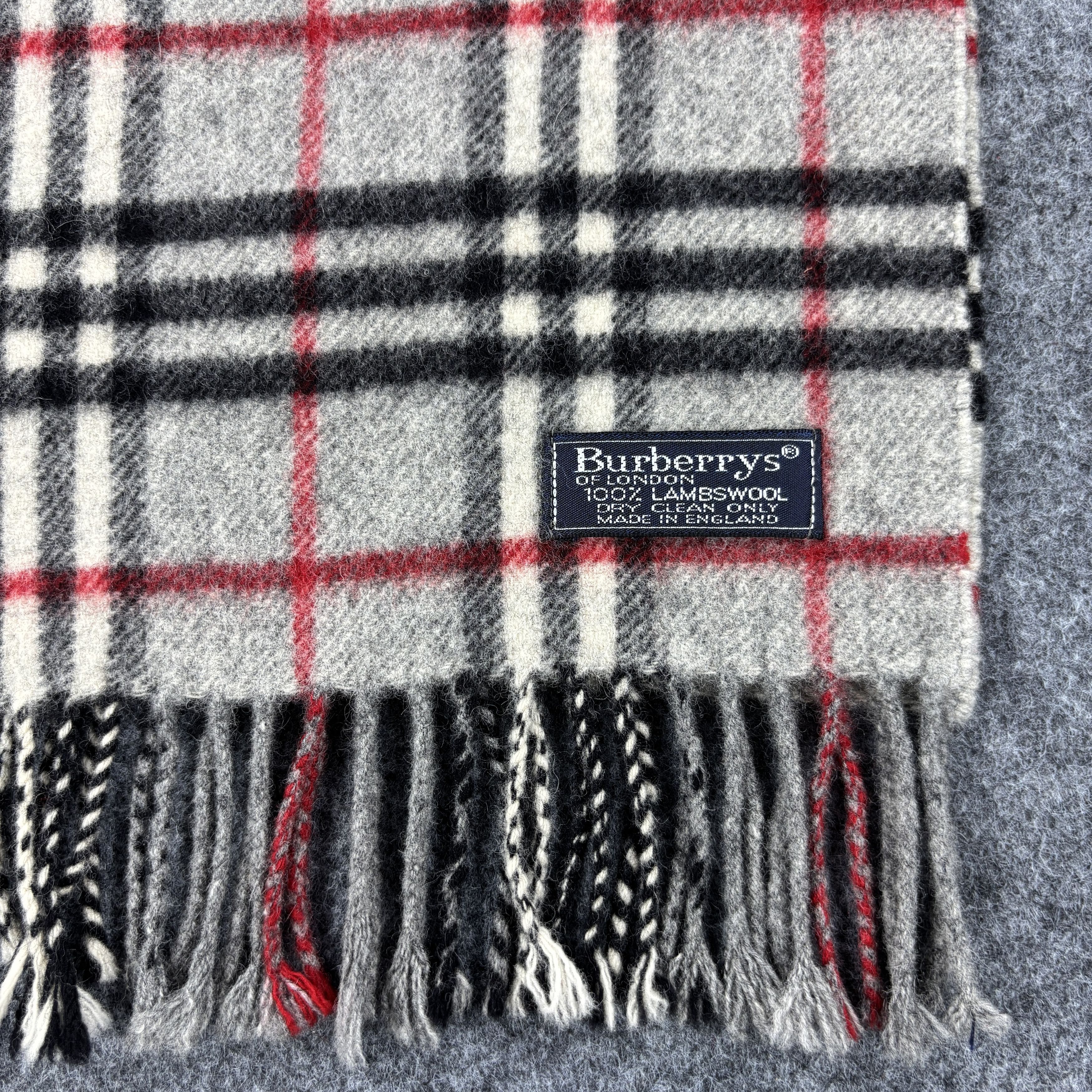 Burberry × Vintage GF10720 Burberry Scarf Neck Wear Muffler Nova Check Size ONE SIZE - 4 Thumbnail