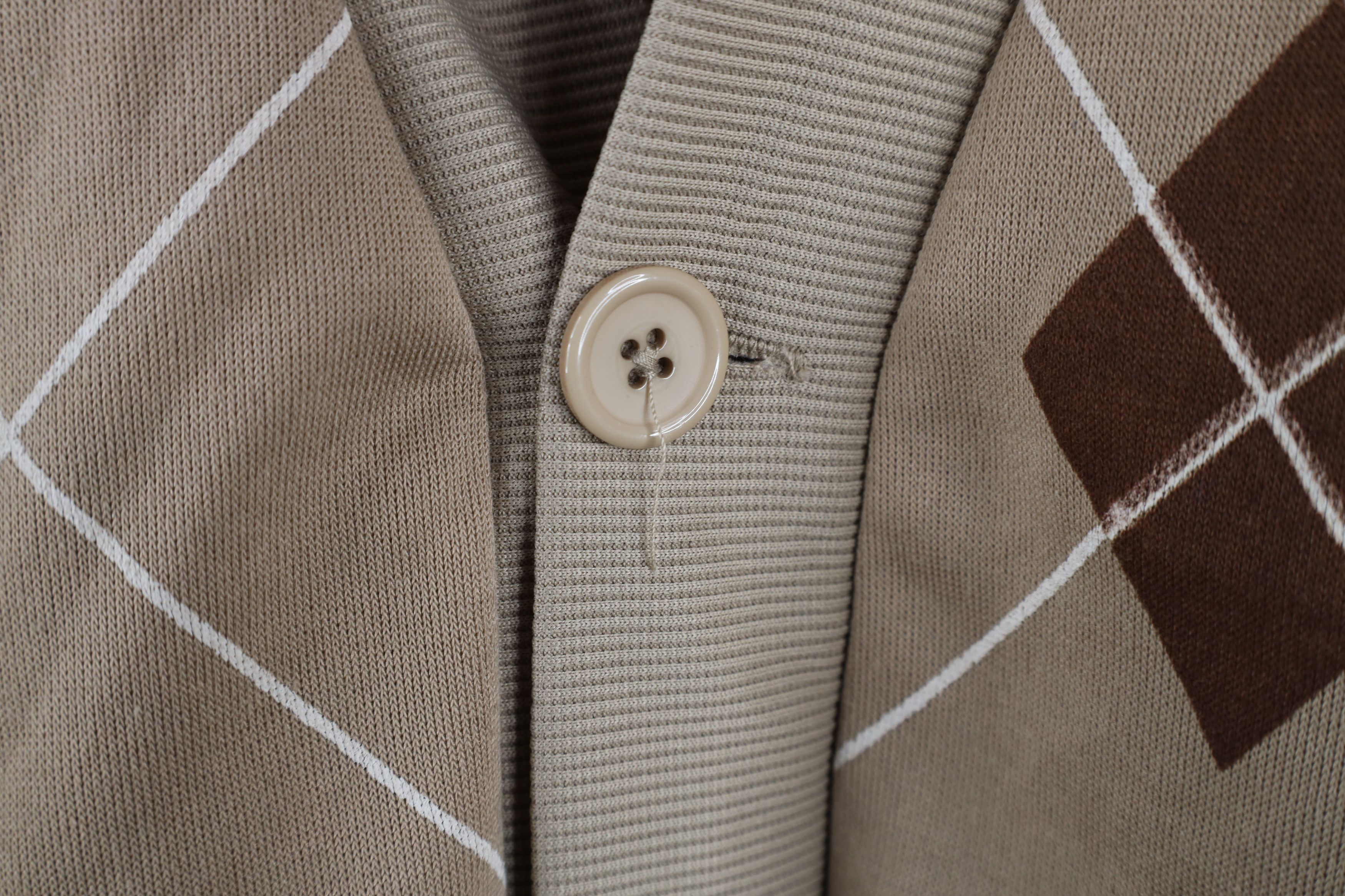 Vintage Vintage 90s Streetwear Button Cardigan Sweatshirt Brown Size US XL / EU 56 / 4 - 5 Thumbnail