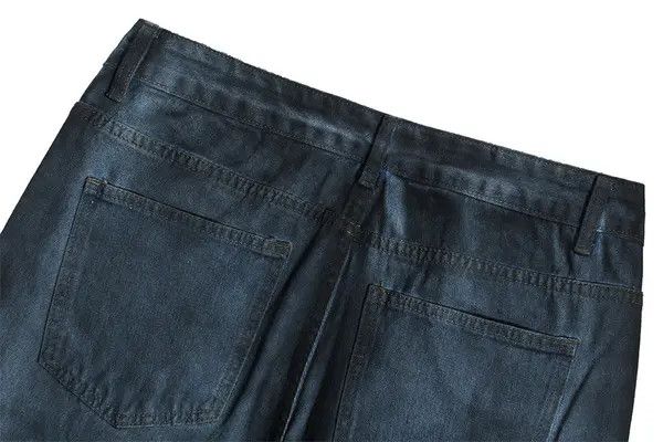 Vintage Men's punk snake print distressed heavy spray-dyed jeans Size US 32 / EU 48 - 5 Thumbnail
