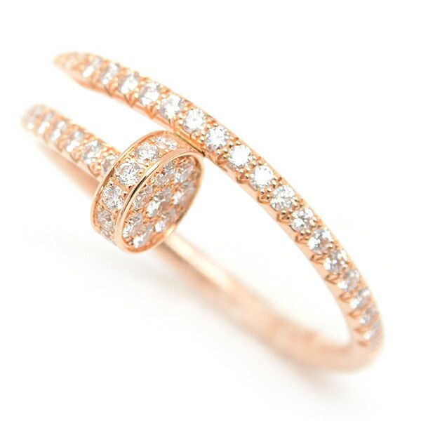 Cartier Cartier Cartier Juste un Clou 750PG Diamond Ring Size 56 Metal Ring DUTY FREE for USA Size ONE SIZE - 1 Thumbnail