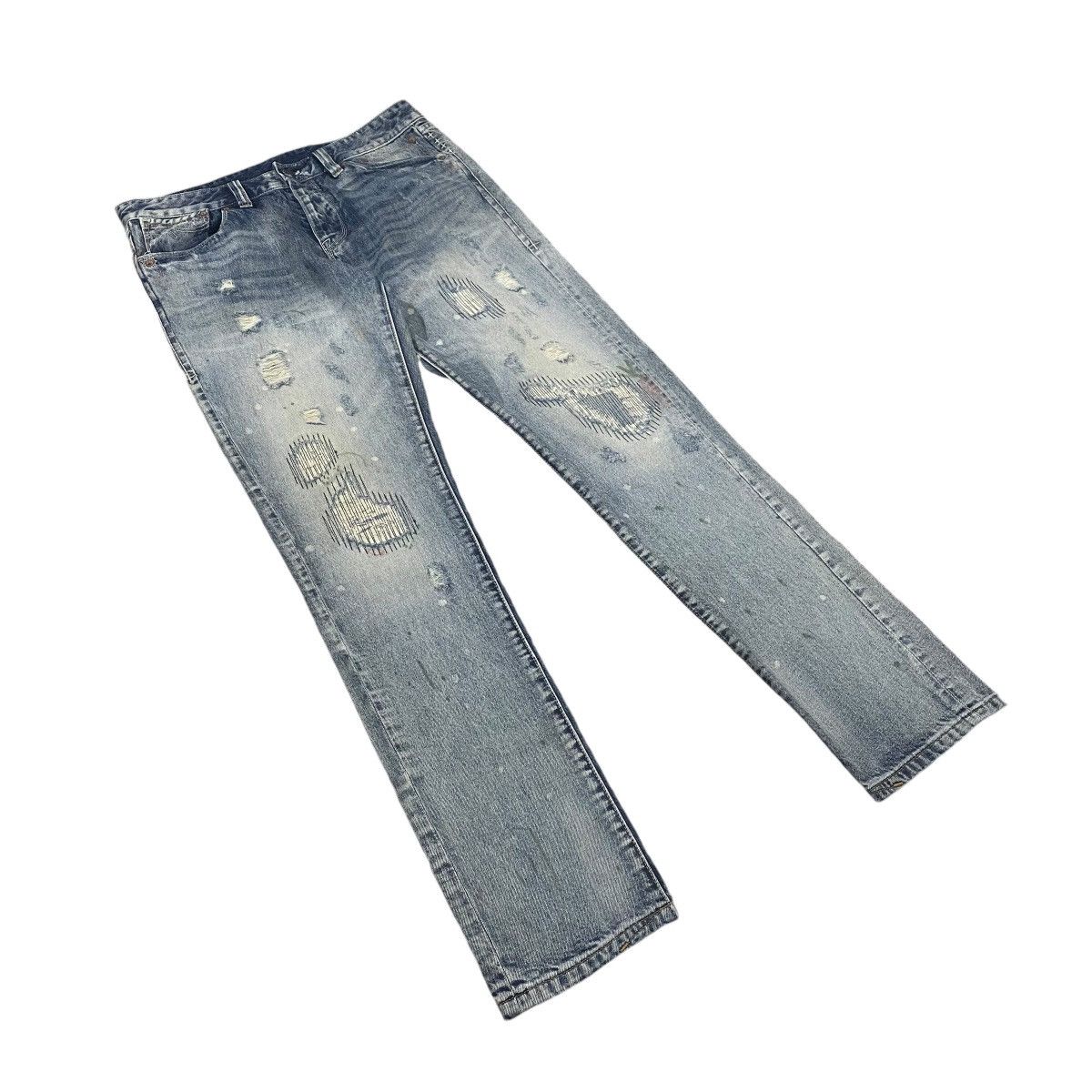 Jack & Jones Jack & Jones Jeans Distressed Size 34 Blue Colour Size US 34 / EU 50 - 2 Thumbnail