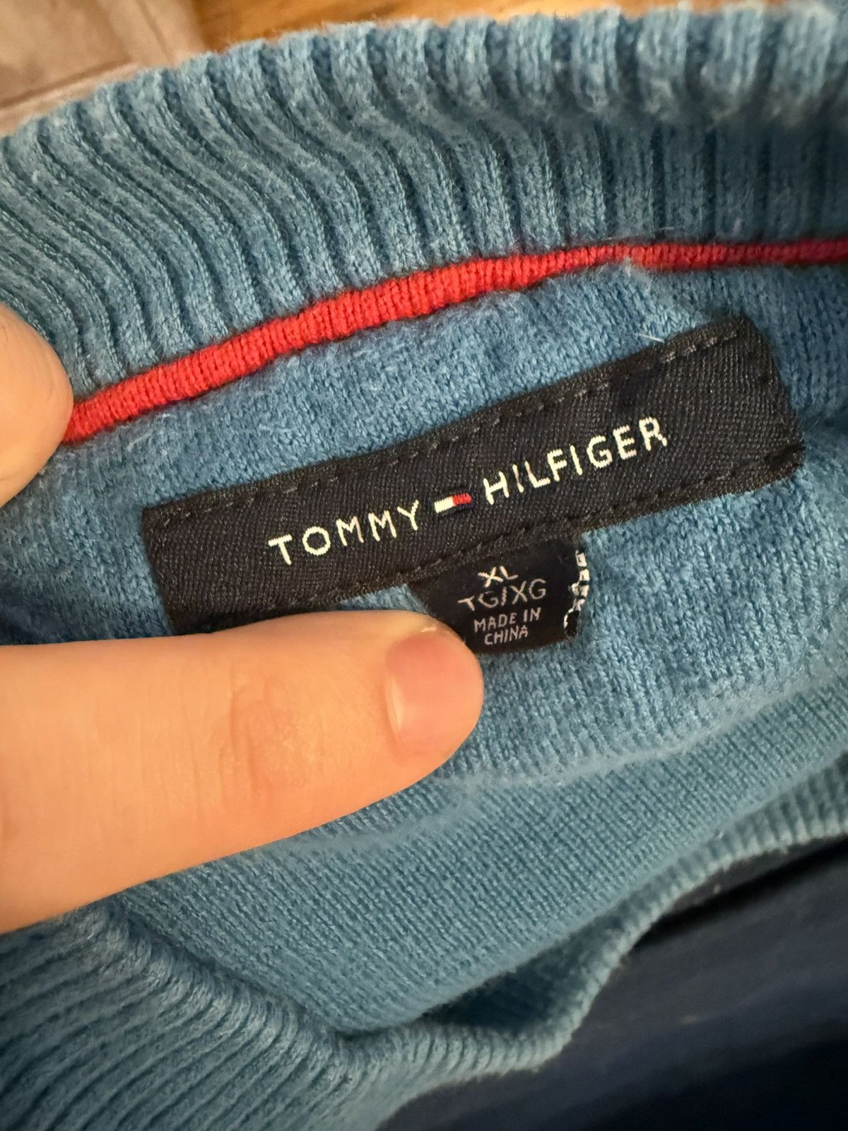 Tommy Hilfiger × Vintage Tommy Hilfiger Vintage Sweater Size US XL / EU 56 / 4 - 4 Thumbnail