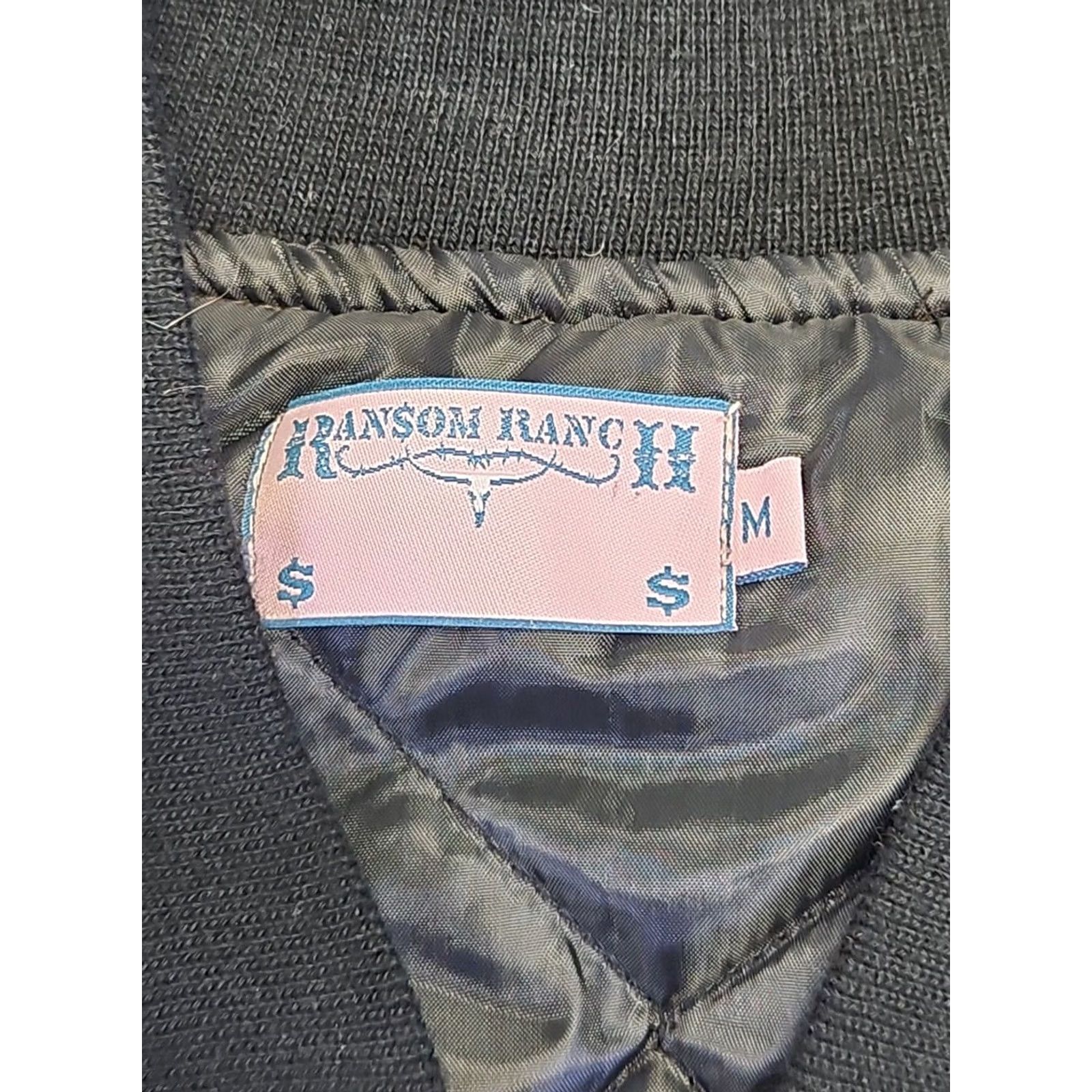 Vintage VINTAGE Y2K Cowgirl Western Zip Vest Brown Horseshoe Graphic Ransom Ranch Size M Women Embroidered Cotton Zip Vest Western Mens Women Girls? Size M / US 6-8 / IT 42-44 - 4 Thumbnail
