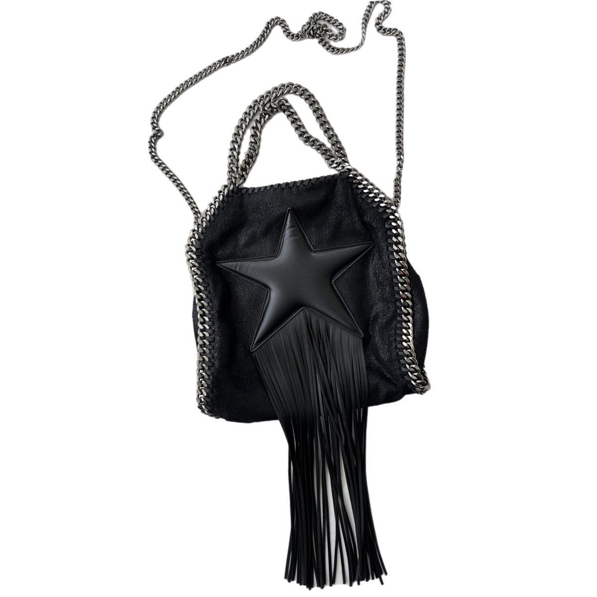 Stella McCartney Stella McCartney Falabella Fringed Star Tote Small Size ONE SIZE - 1 Thumbnail