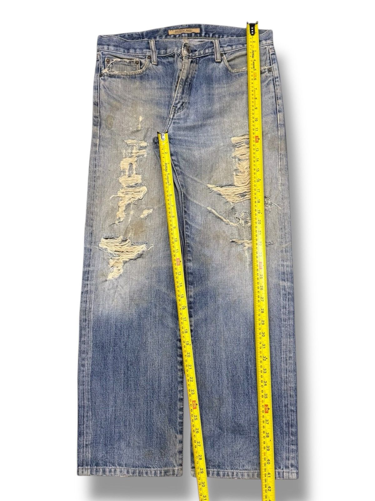 Uniqlo Vintage Uniqlo S-002 Japanese Market Jeans | Vintage Wash 35 Size US 35 - 13 Thumbnail