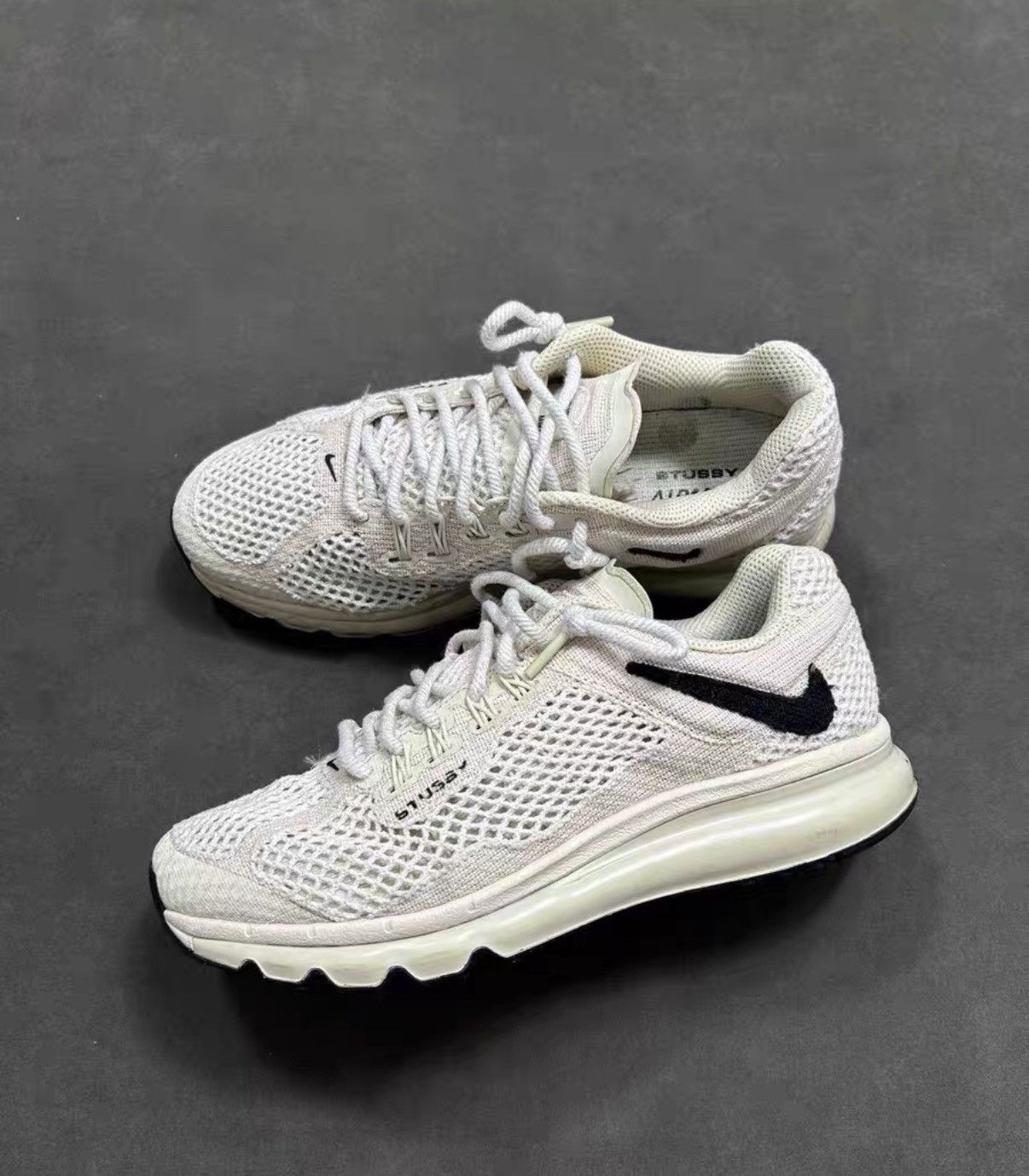 Stussy Stussy x Nike Air Max Low-Top Sneakers, Desert Tone J16 Size US 8.5 / EU 41-42 - 1 Thumbnail