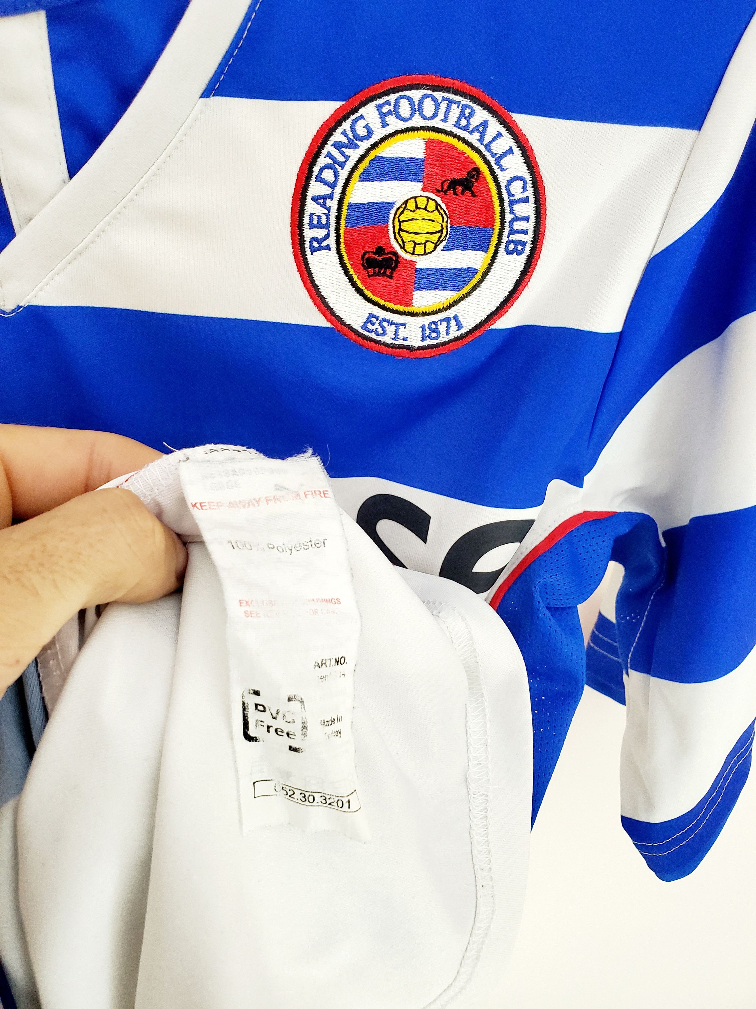 Puma READING PUMA 2013/2014 FOOTBALL SOCCER HOME JERSEY S Size US S / EU 44-46 / 1 - 3 Thumbnail