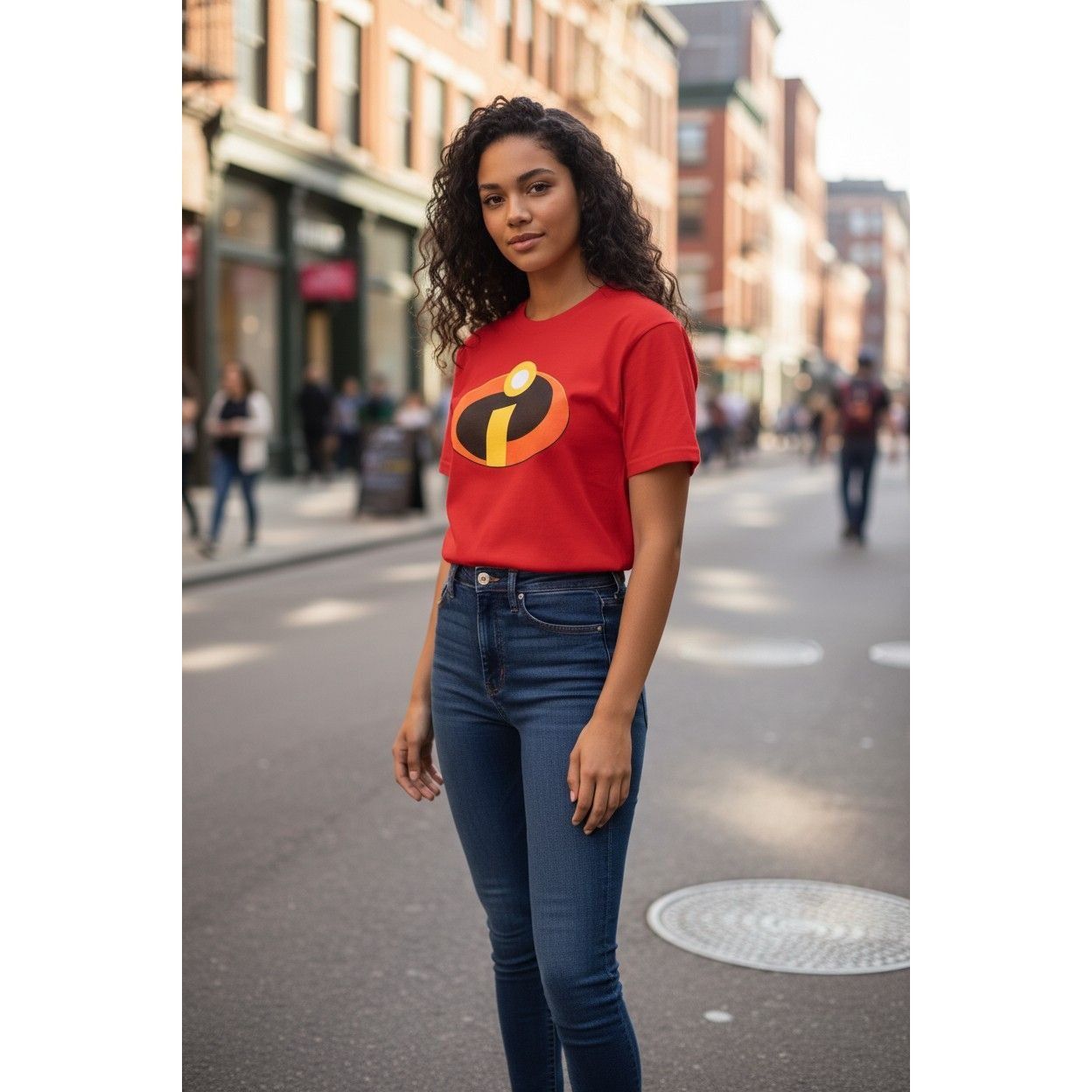 Other Official Disney Pixar The Incredibles Logo Red T-Shirt, Unis Size US M / EU 48-50 / 2 - 2 Thumbnail