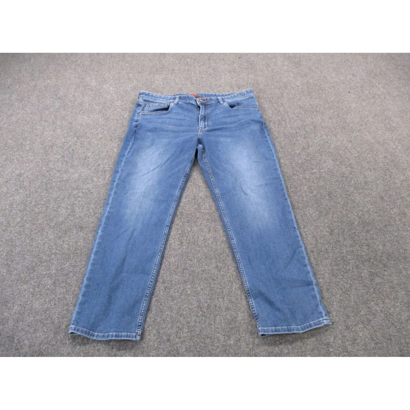 Tommy Bahama Tommy Bahama Jeans Mens 40 X 30 Blue Denim Straight Stretch Casual Relaxed Size US 40 / EU 56 - 2 Thumbnail