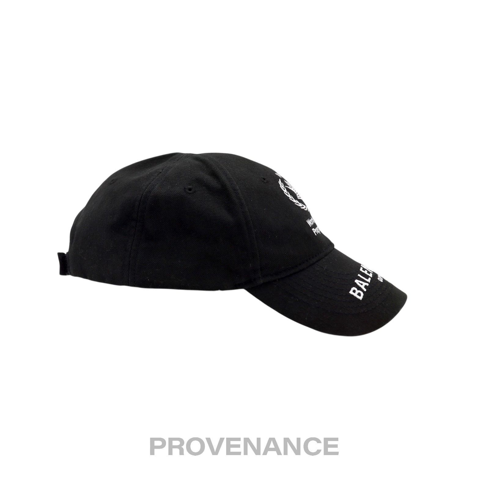 Balenciaga 🔴 Balenciaga WFP World Food Programme Cap - Black White Size ONE SIZE - 5 Thumbnail