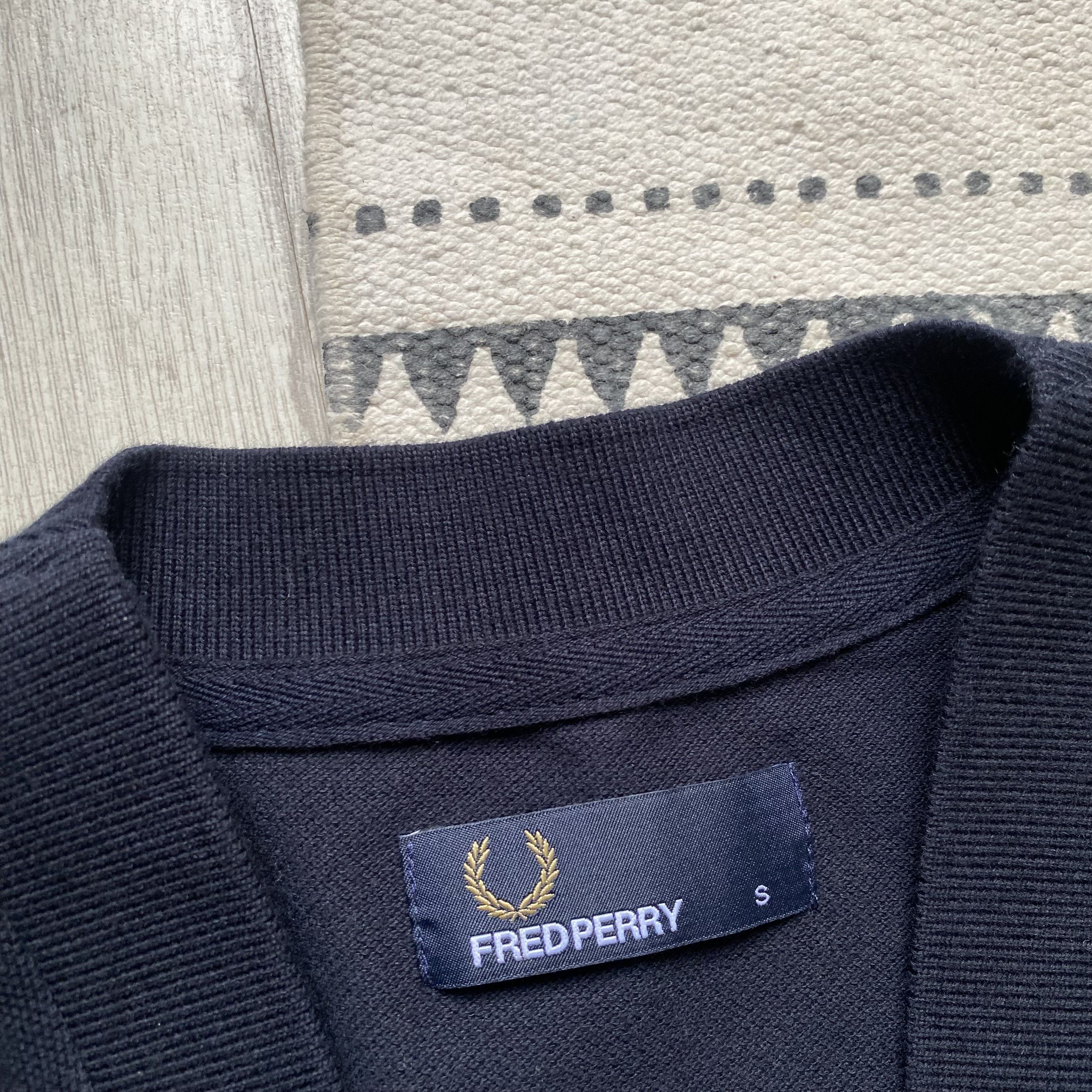 Fred Perry 🔥 Fred Perry luxury Classic Cardigan Nawy Sweater Oldmoney Size US S / EU 44-46 / 1 - 7 Thumbnail