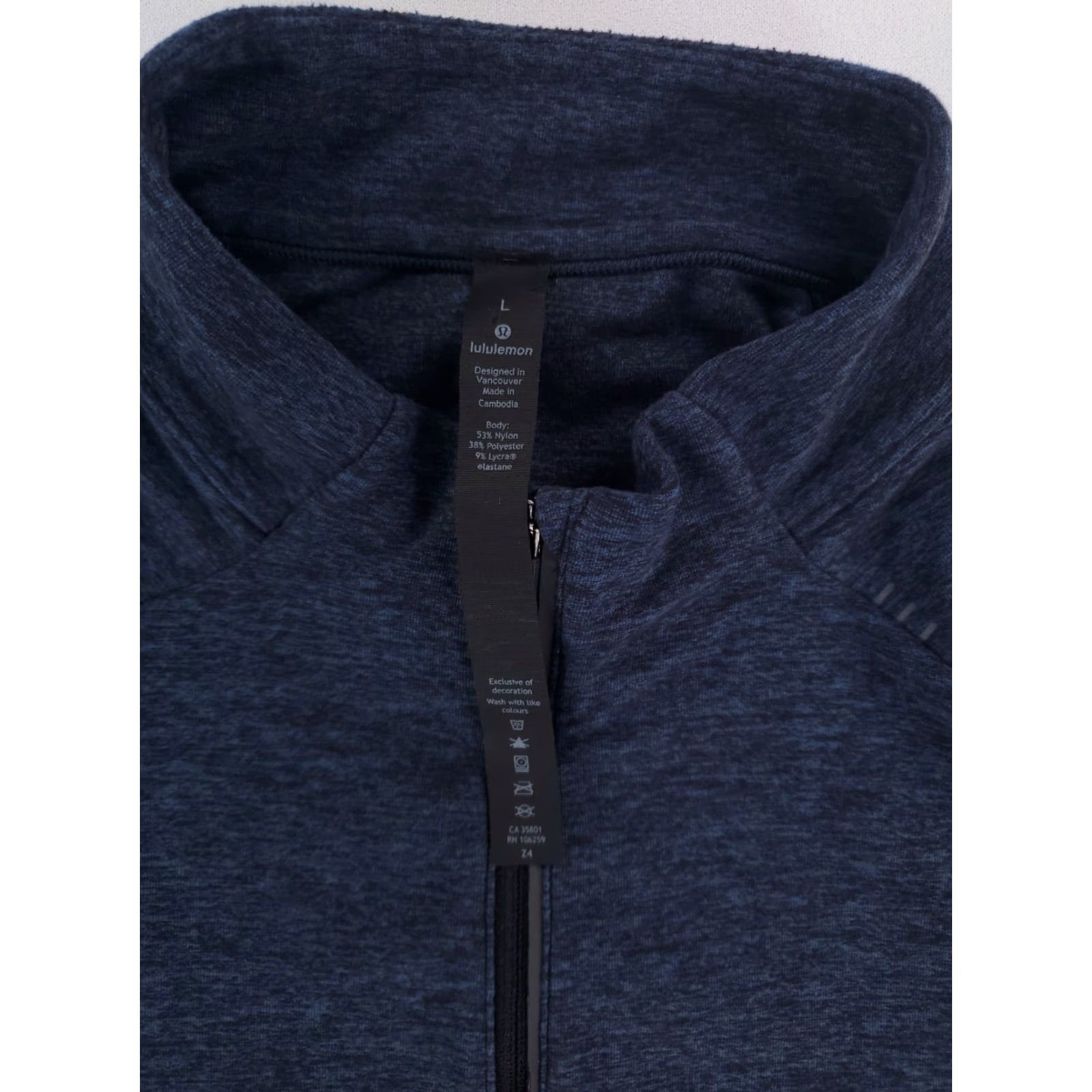 Lululemon Lululemon Surge Warm 1/2 Zip 1/4 Zip Pullover Blue Mens L Clothing Pullover Zip Collar 1/4 Zip Mens Blue Lululemon Surge Warm Size US L / EU 52-54 / 3 - 2 Thumbnail