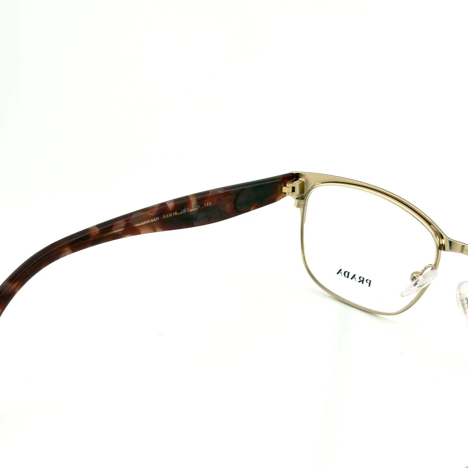 Prada PRADA Journal 65R PR65RV Brown Eyeglasses Optical Frame Size ONE SIZE - 6 Thumbnail