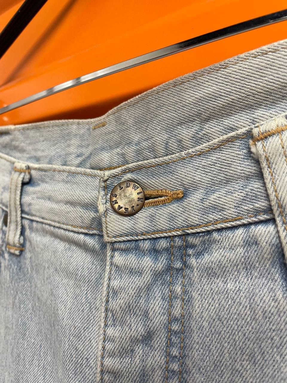 Edwin made in Japan Vintage Edwin Jeans Light Washed Denim Size US 33 - 4 Thumbnail