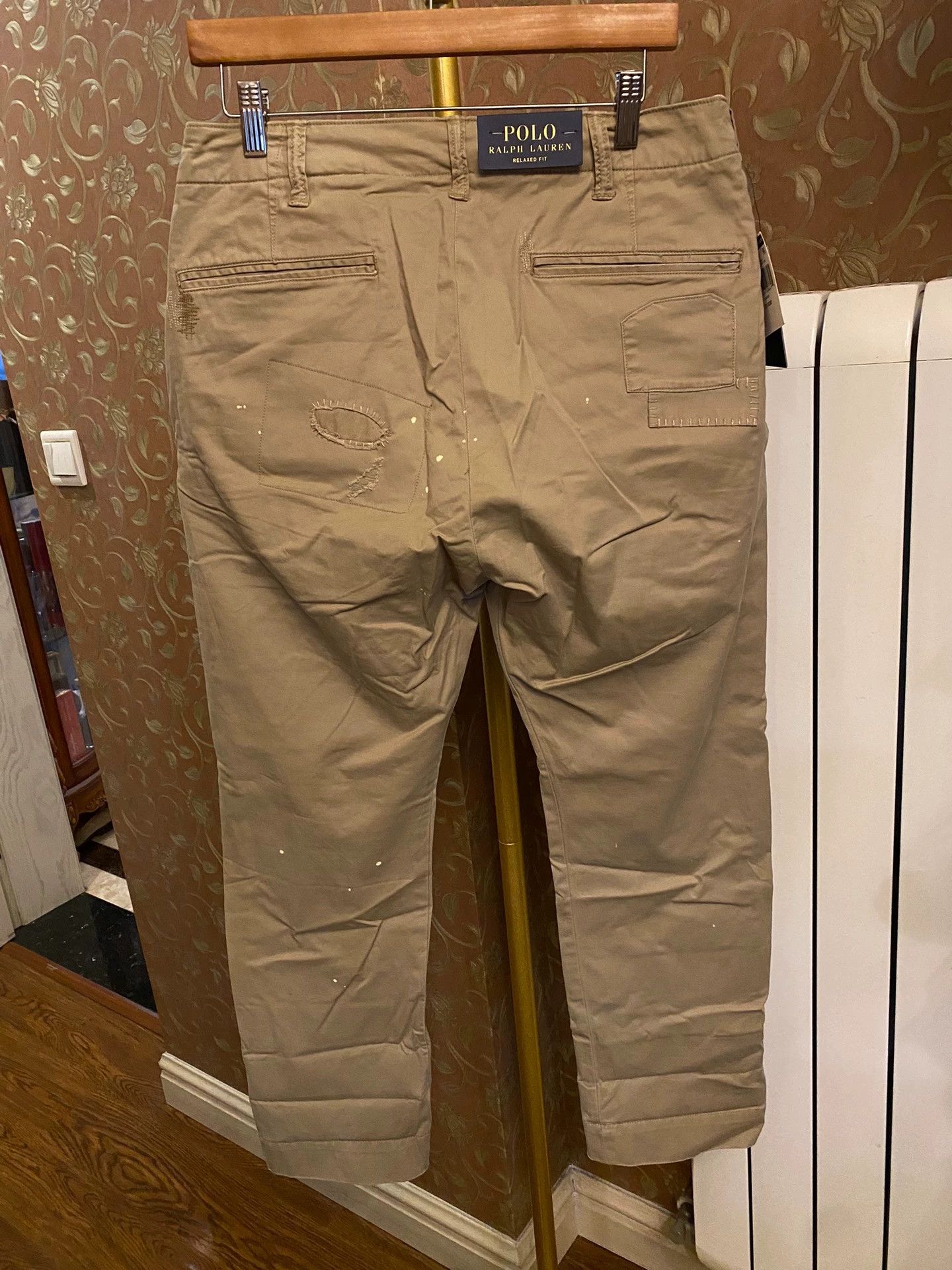 RRL Ralph Lauren RRL Distressed Patchwork Workwear Trousers 31x30 Size US 31 - 5 Thumbnail