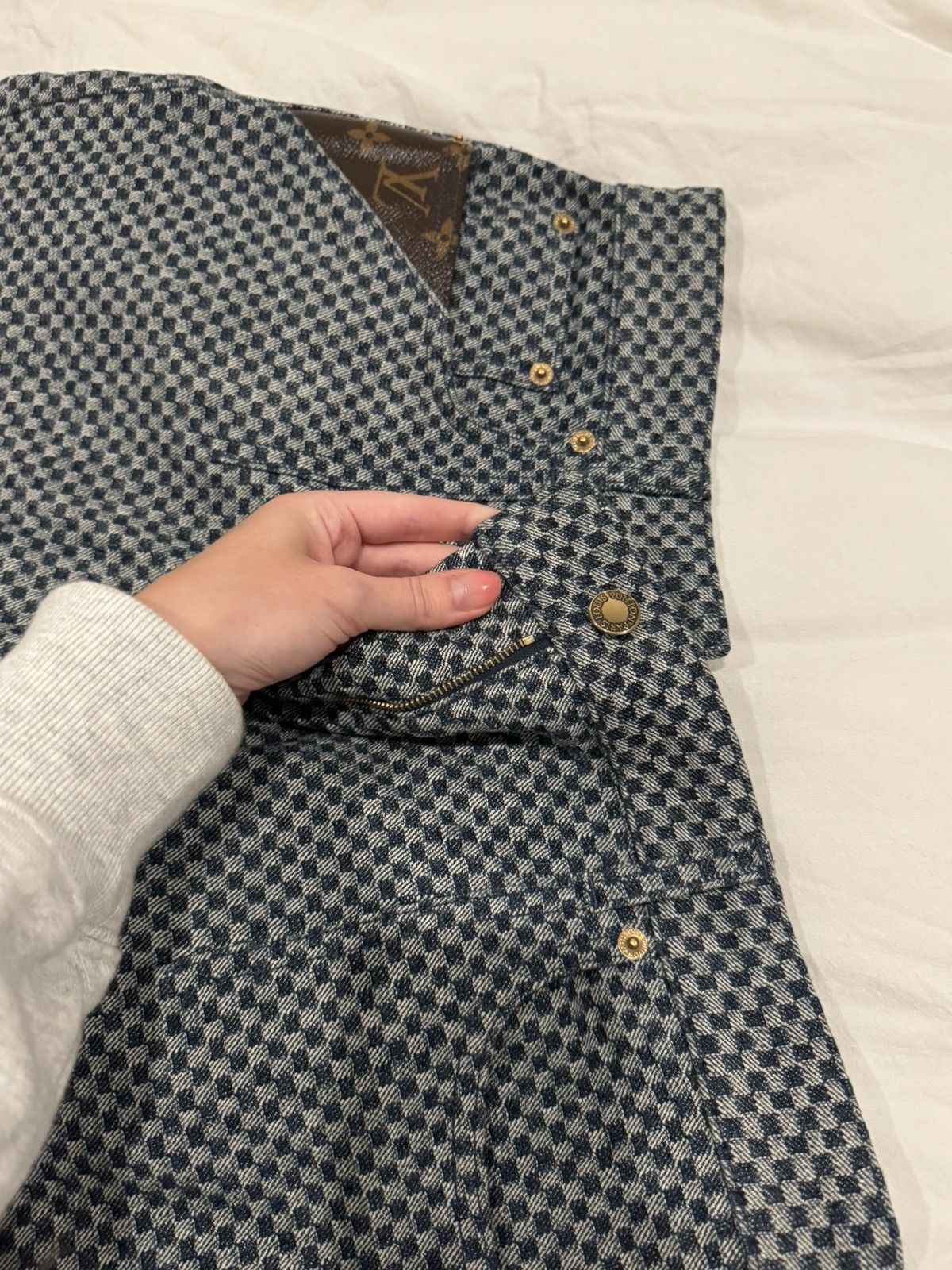 Louis Vuitton LV Denim Pants (Jeans) Navy Size US 31 - 10 Thumbnail