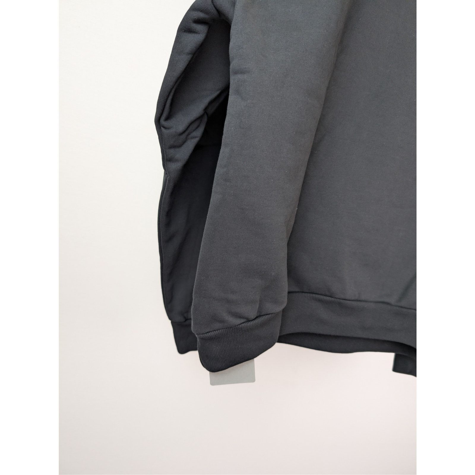 Balenciaga o1rshd1 Gaffer Molleton Archetype Large Fit Hoodie in Black Size US XL / EU 56 / 4 - 14 Thumbnail