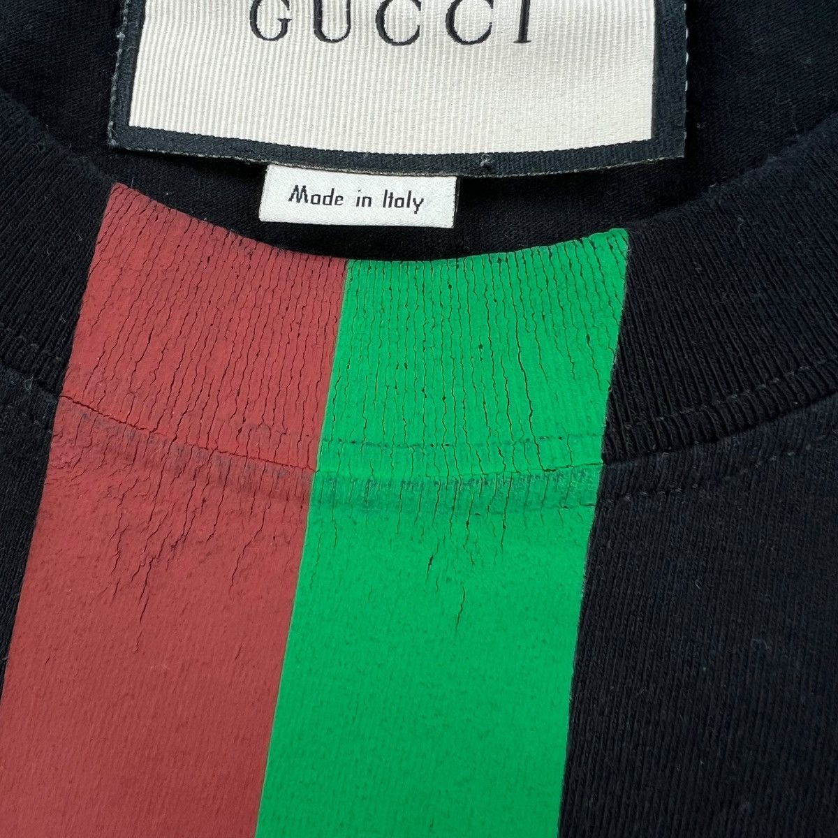 Gucci Gucci Fake Not Black T Shirt Size US M / EU 48-50 / 2 - 4 Thumbnail