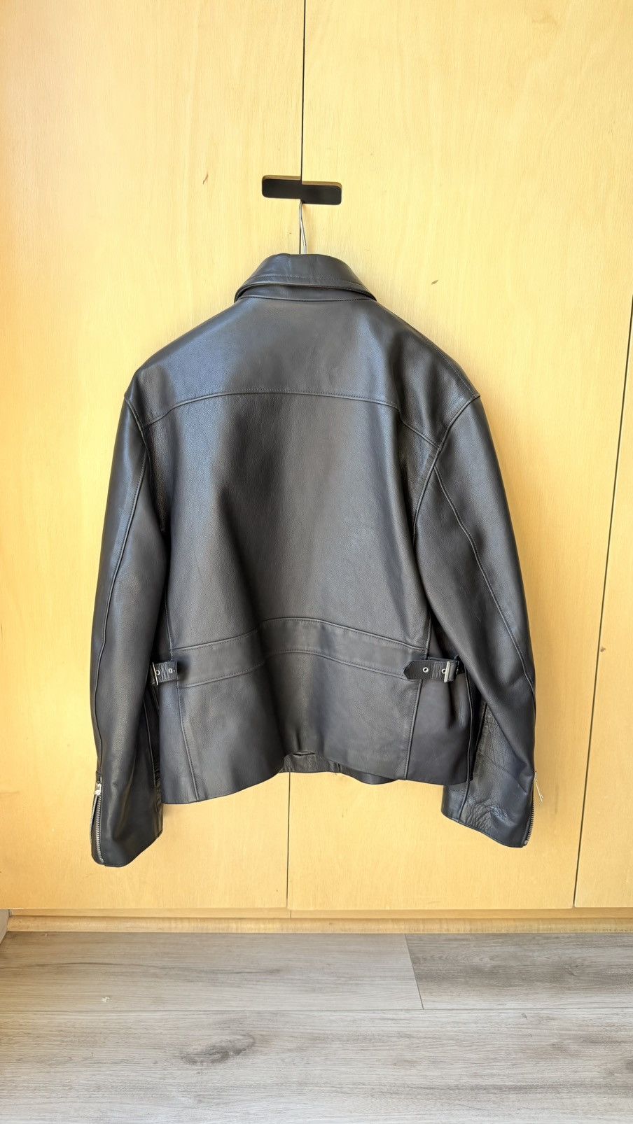 Second/Layer Second/Layer Black Leather “Rider” Mechanic Moto Jacket - M Size US M / EU 48-50 / 2 - 7 Thumbnail