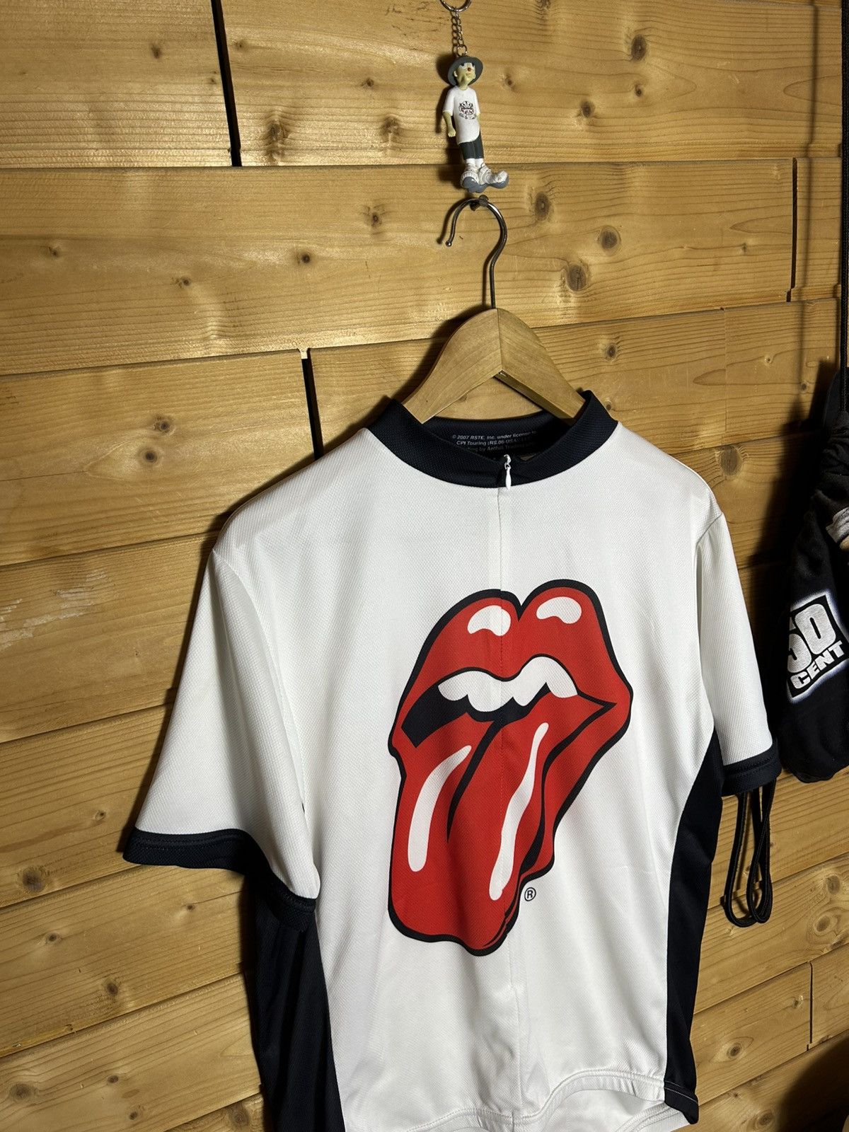 The Rolling Stones Vintage 2007 the Rolling Stones cycling shirt Size US XL / EU 56 / 4 - 2 Thumbnail