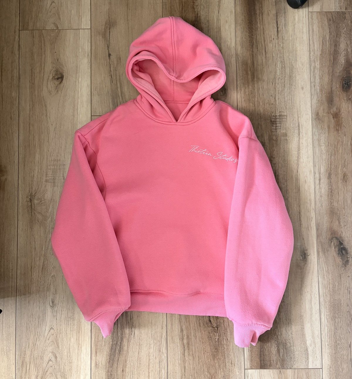 Thirteen Studios Thirteen Studios Pink Double Layer Hoodie Size US S / EU 44-46 / 1 - 4 Thumbnail