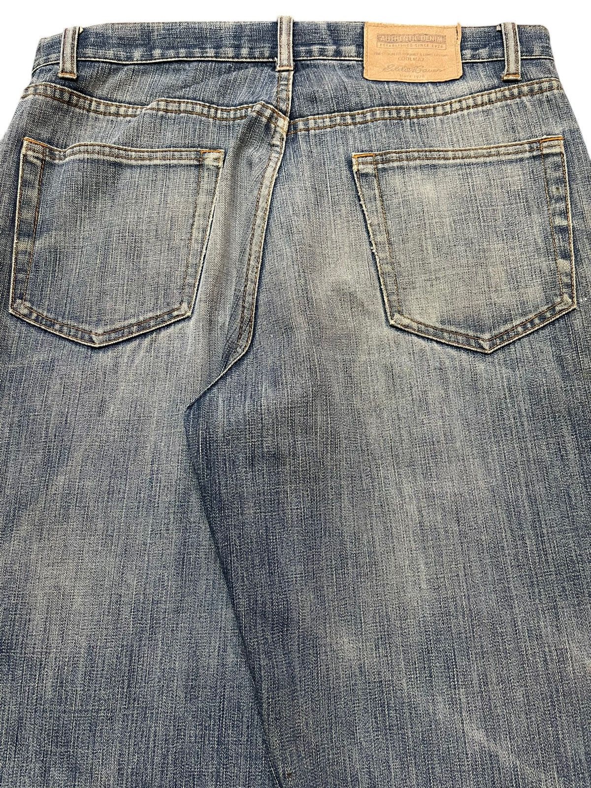 Eddie Bauer Vintage 90s Eddie Bauer Blue Faded Wash Wide Leg Baggy Jeans Size US 32 / EU 48 - 6 Thumbnail