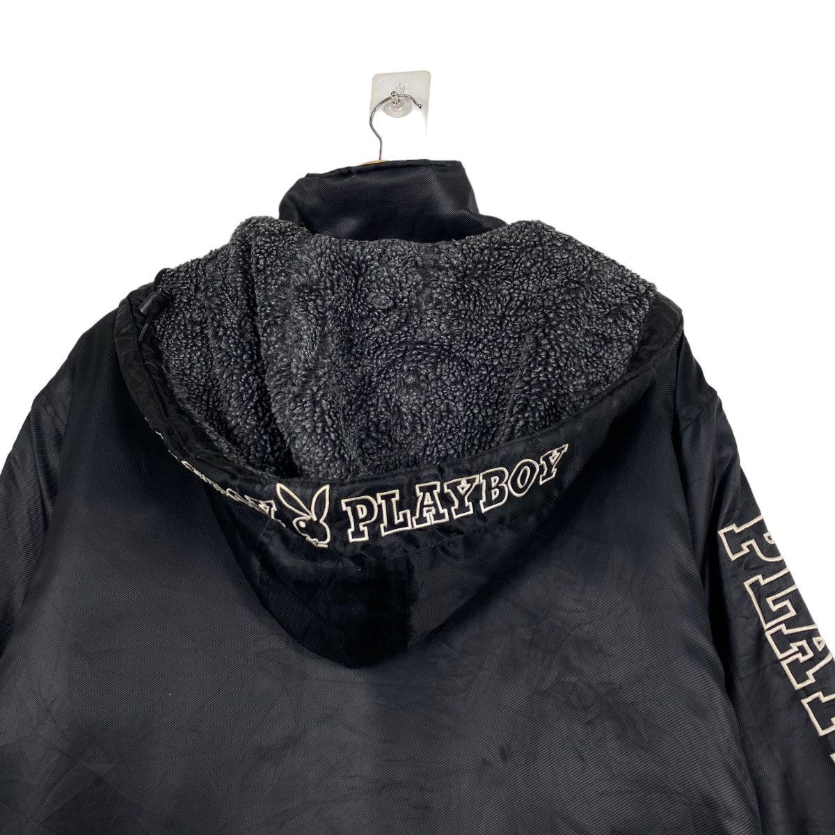Japanese Brand × Playboy Vintage Playboy Coach Jacket Hoodie Size XL Size US L / EU 52-54 / 3 - 12 Thumbnail