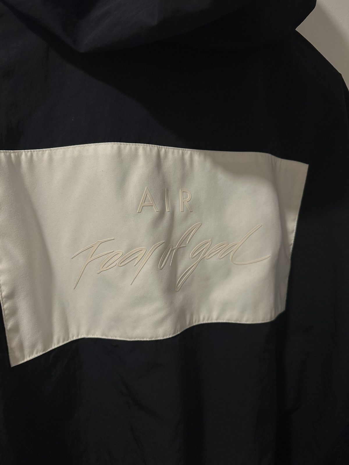 Fear of God × Nike Fear of God x Nike Black Zip-up Waterproof Jacket Size US L / EU 52-54 / 3 - 2 Thumbnail