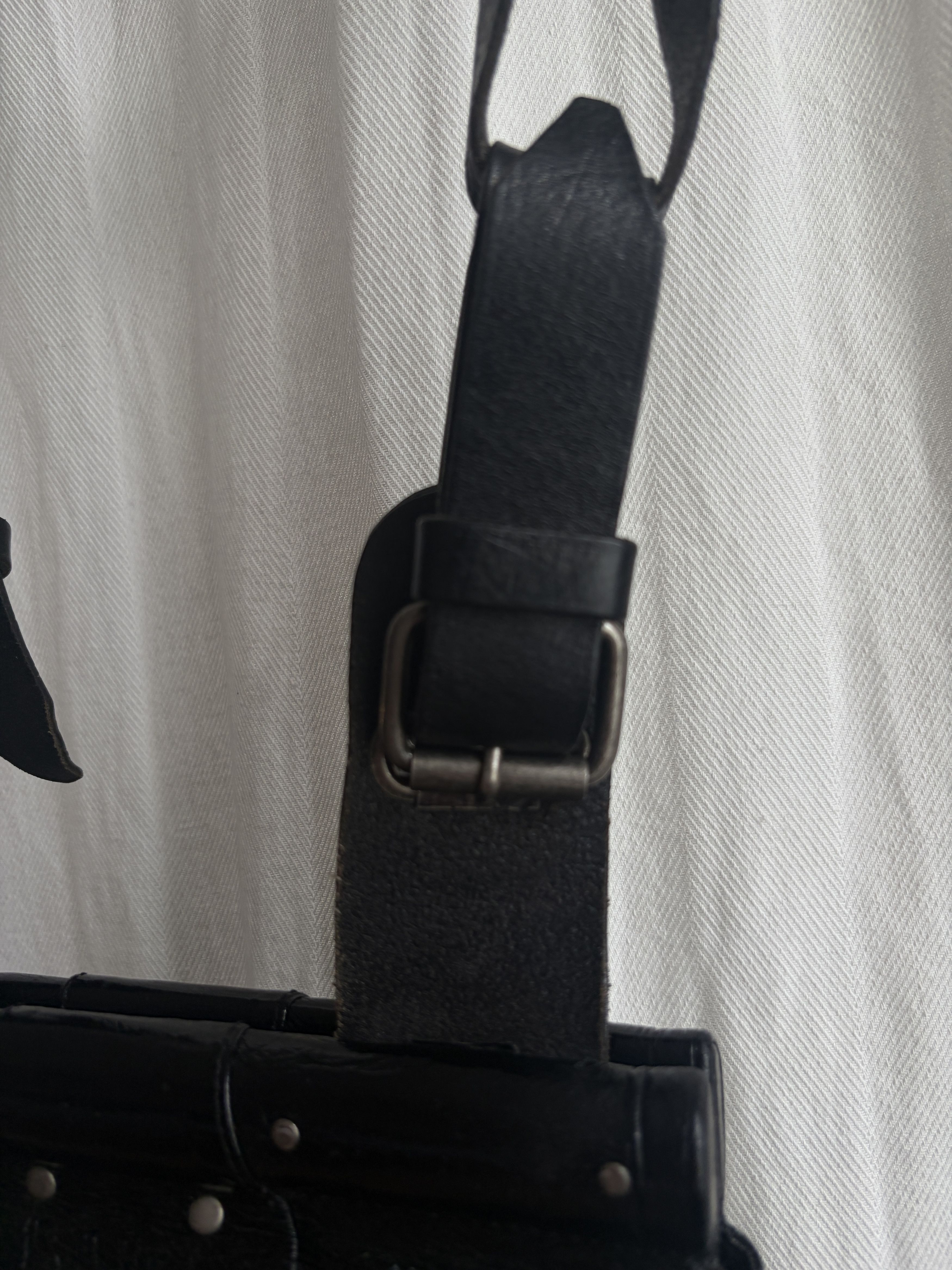 Dries Van Noten 90s Glossed Leather Crossbody Size ONE SIZE - 5 Thumbnail