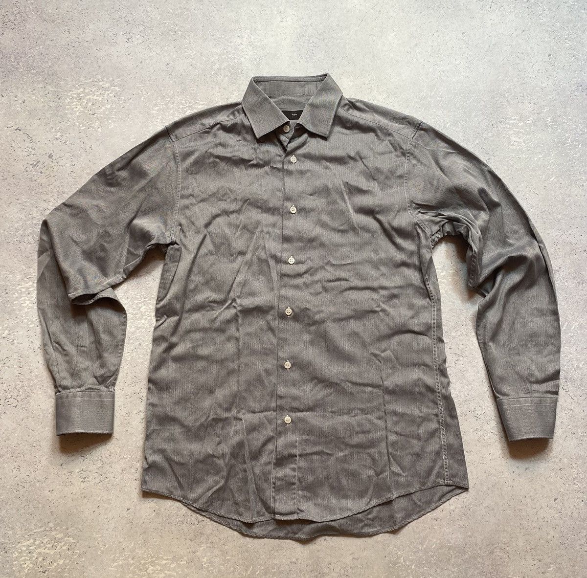 Ermenegildo Zegna Ermenegildo Zegna Men's Button up Shirt in Brown Striped Size US M / EU 48-50 / 2 - 1 Thumbnail