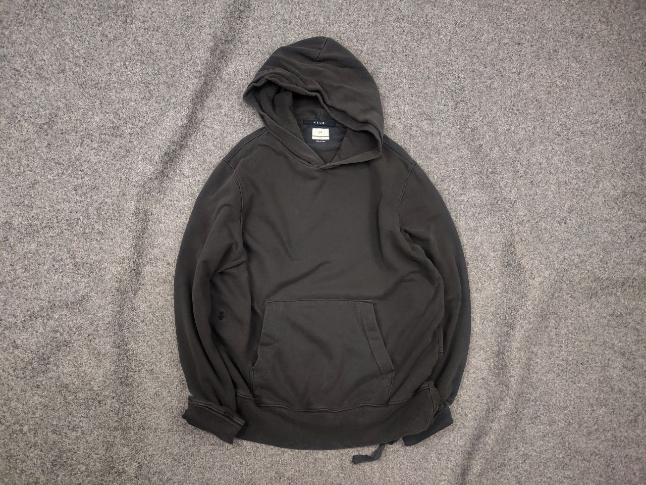 Ksubi Ksubi Japan Brink Black LIfe Gray Pocket Oversized Hoodie Size US M / EU 48-50 / 2 - 1 Thumbnail