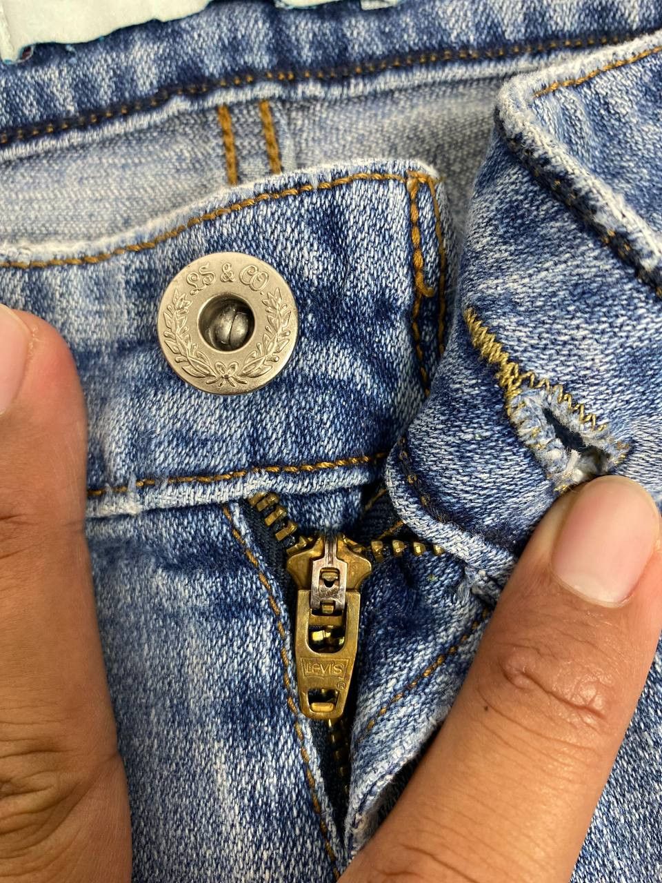 Levi's vintage levis 545 low bootcut stretch denim nice design Size 36" / US 14 / IT 50 - 11 Thumbnail