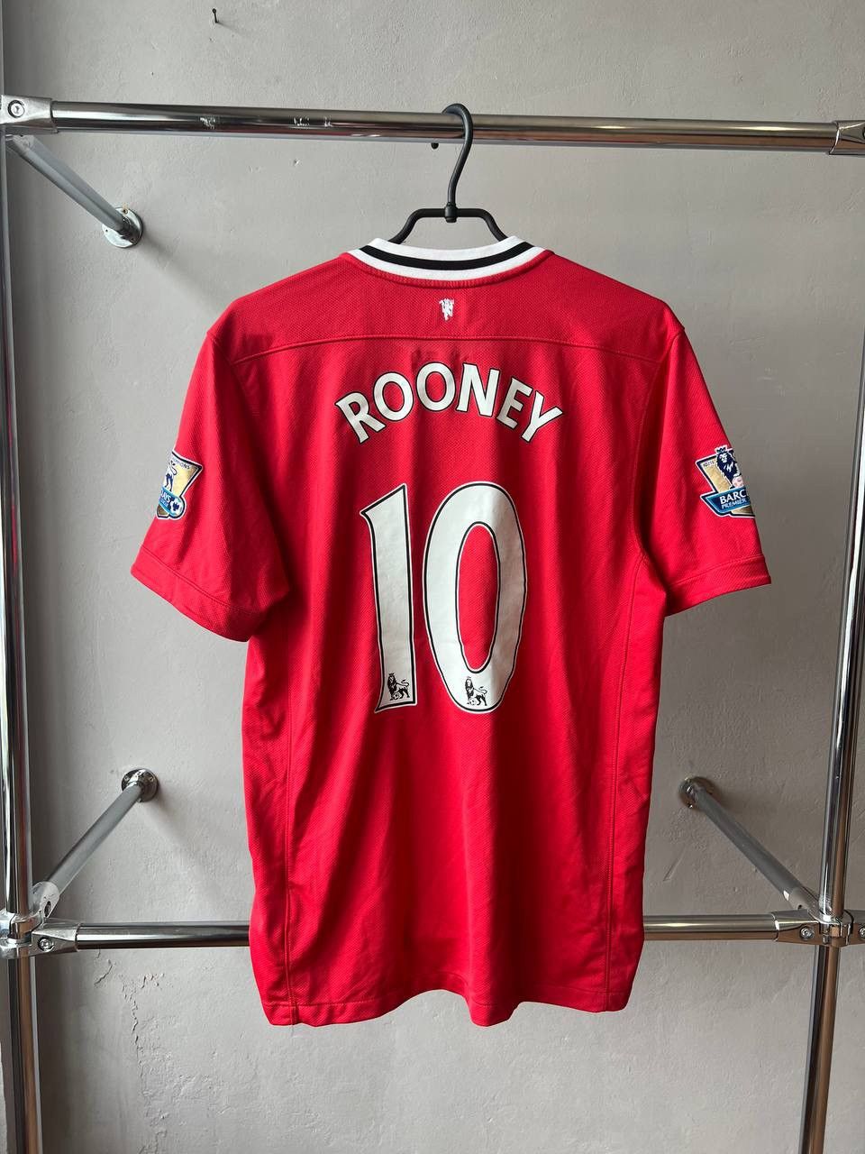 Nike 2010/11 MANCHESTER UNITED #10 ROONEY NIKE HOME SOCCER JERSEY Size US M / EU 48-50 / 2 - 4 Thumbnail