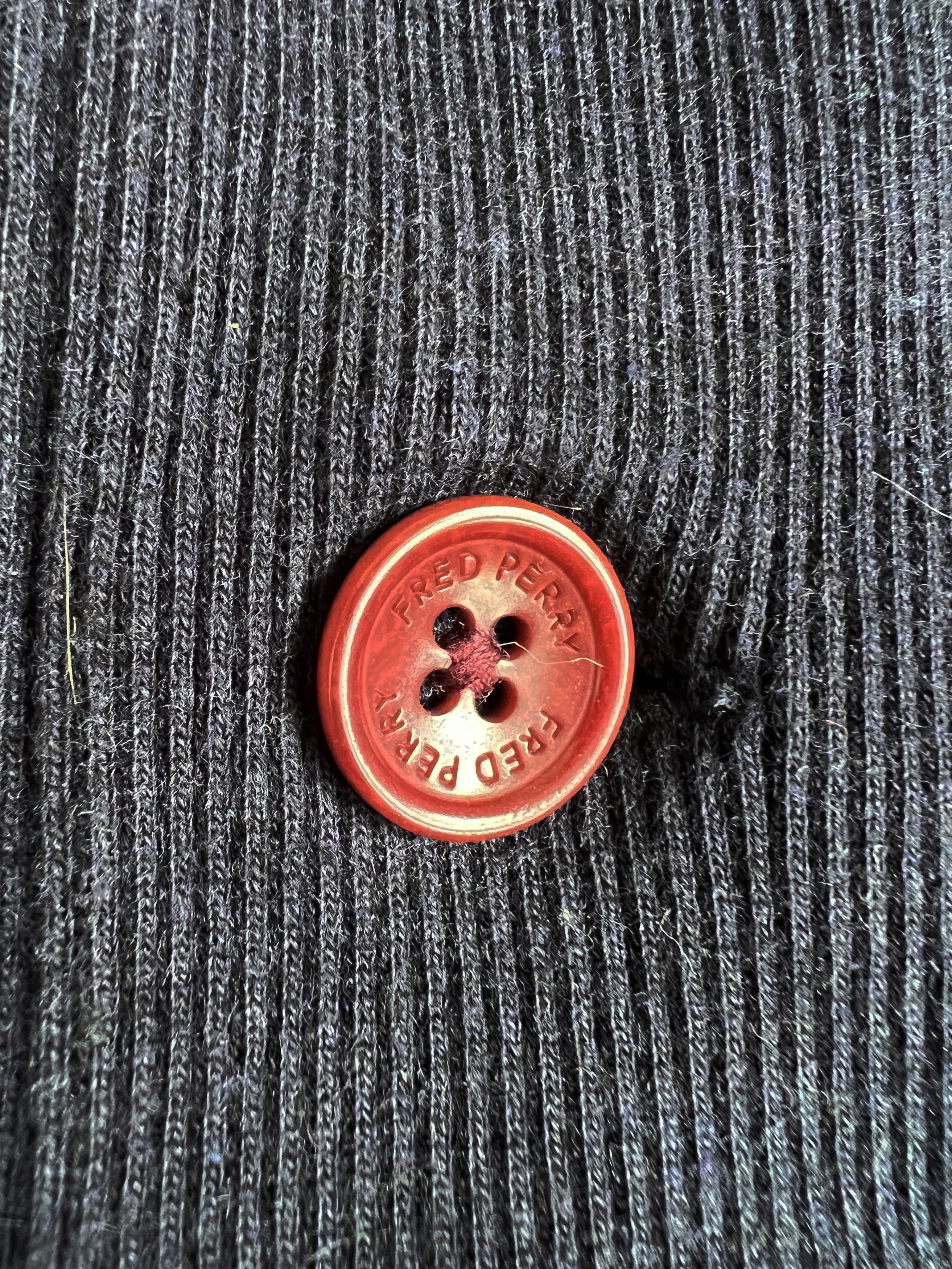 Fred Perry Fred Perry cardigan knit sweater 90s Size US L / EU 52-54 / 3 - 8 Thumbnail