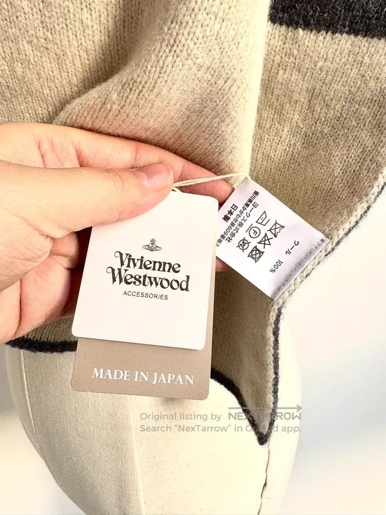 Vivienne Westwood Vivienne Westwood Large Saturn gray, white, and red stripe Size ONE SIZE - 5 Thumbnail