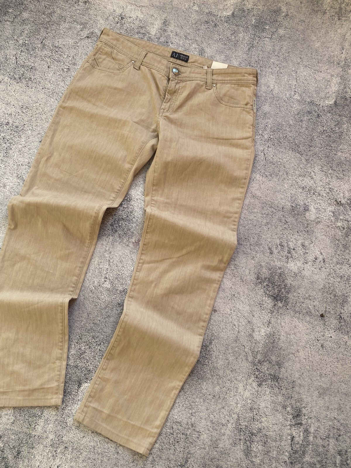 Emporio Armani Vintage Rare Emporio Armani Hype Metal Logo Y2K Jeans Size US 32 / EU 48 - 12 Thumbnail