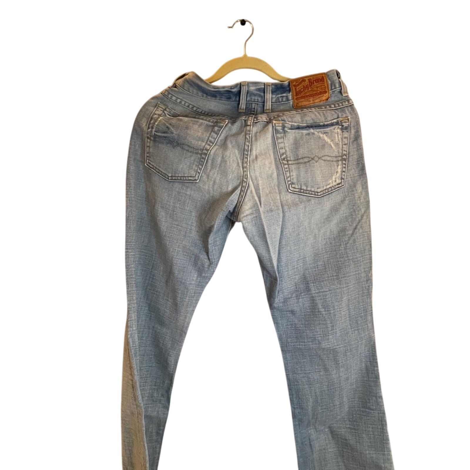 Lucky Brand Lucky Brand Regular Inseam Washed Jeans Size 27" / US 4 / IT 40 - 2 Thumbnail