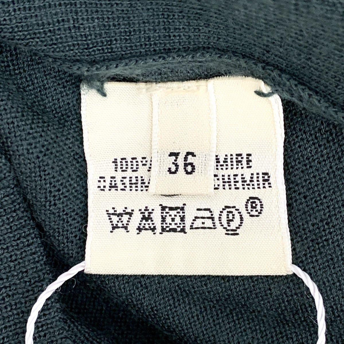 Hermes Hermes Dark Green Cashmere Long Sleeve Knit Sweater K26WX Size XS / US 0-2 / IT 36-38 - 6 Thumbnail