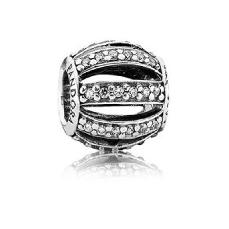 pandora PANDORA Sterling Silver Leading Lady Open Works CZ Charm Size ONE SIZE - 1 Thumbnail