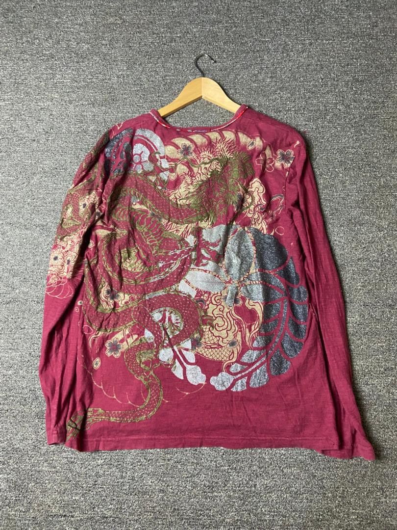 Japanese Brand Japanese Sukajan Full Print Long Sleeve Shirt (179) Size US L / EU 52-54 / 3 - 2 Thumbnail