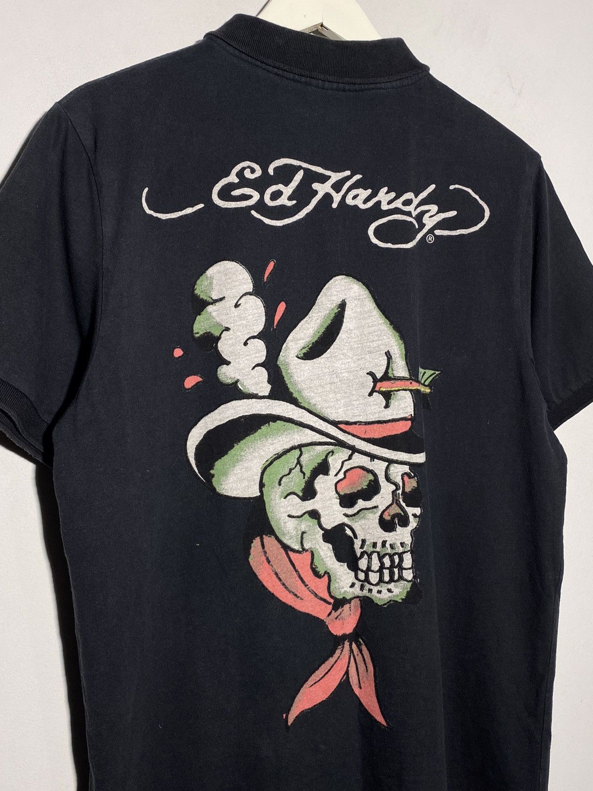 Ed Hardy Y2k Ed Hardy hype streetwear style skull logo polo t-shirt Size US XL / EU 56 / 4 - 5 Thumbnail