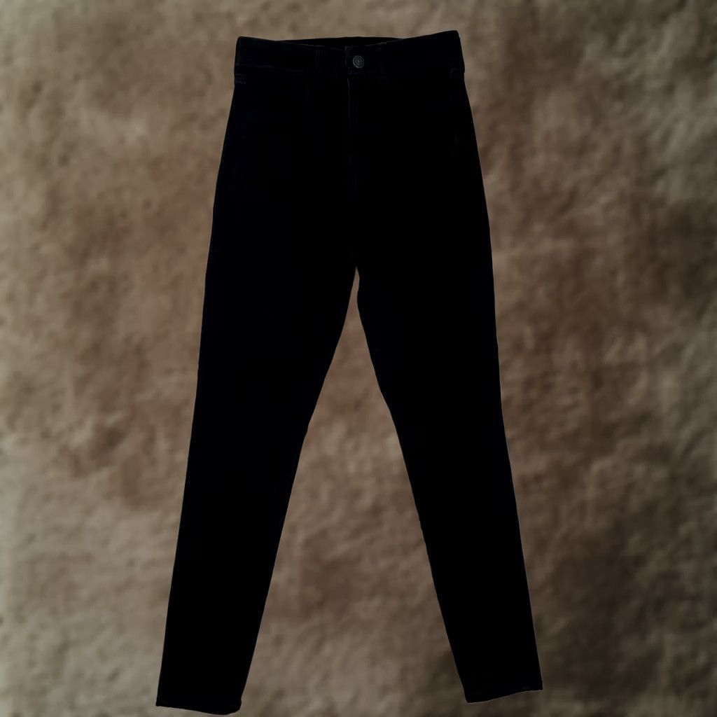 American Eagle Outfitters American Eagle Outfitters Jeans Women's 2 Short Black Curvy Super Hi-Rise Jegging / Jegging Size 26" / US 2 / IT 38 - 1 Thumbnail