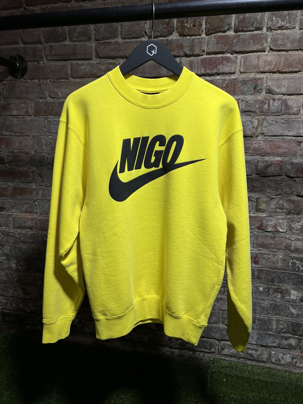 Nigo × Nike Nigo x Nike Yellow Fleece Crewneck Size US XS / EU 42 / 0 - 1 Thumbnail