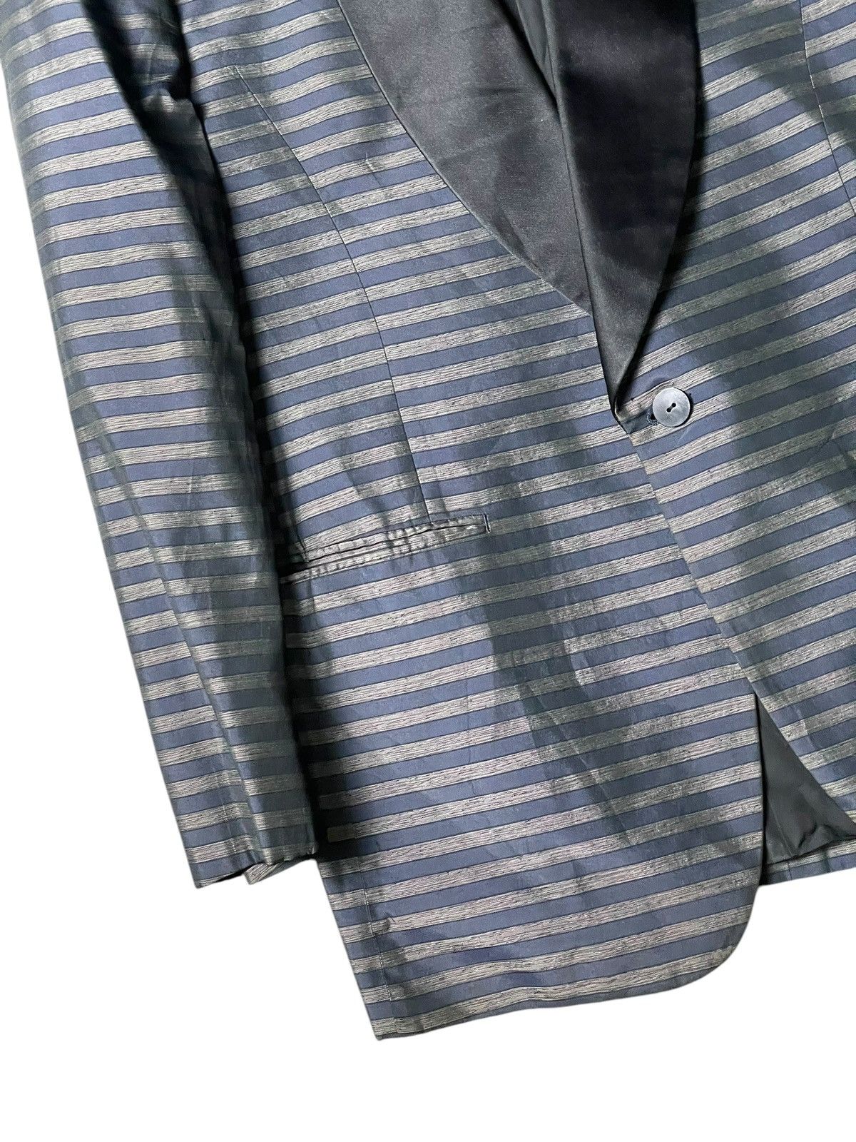 Japanese Brand × Pierre Cardin × Vintage Pierre Cardin Striped Tailored Blazer (96) Size US XXS / EU 40 - 3 Thumbnail