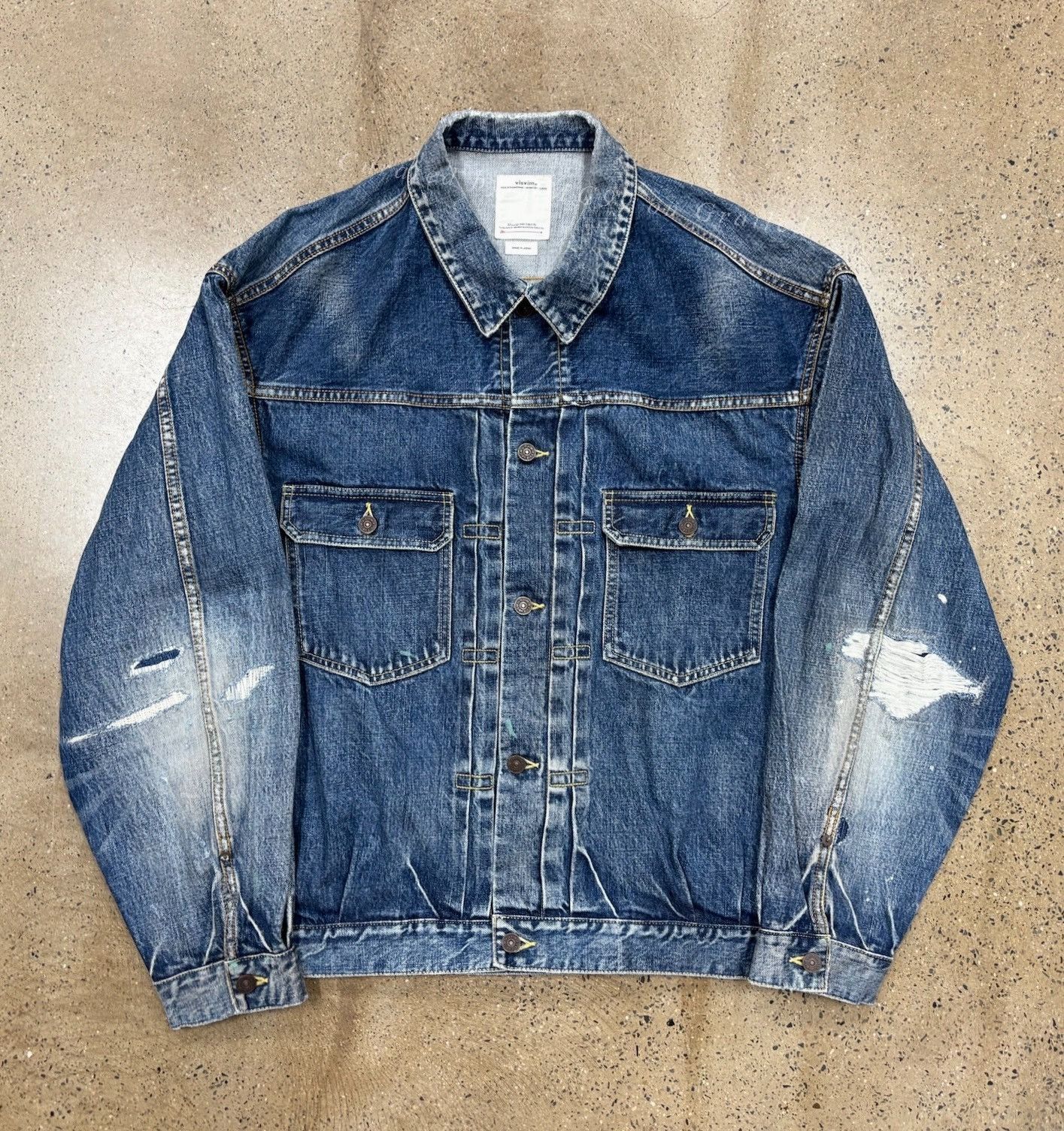 Visvim Visvim 21AW D1006 Denim Jacket Size US XL / EU 56 / 4 - 1 Thumbnail