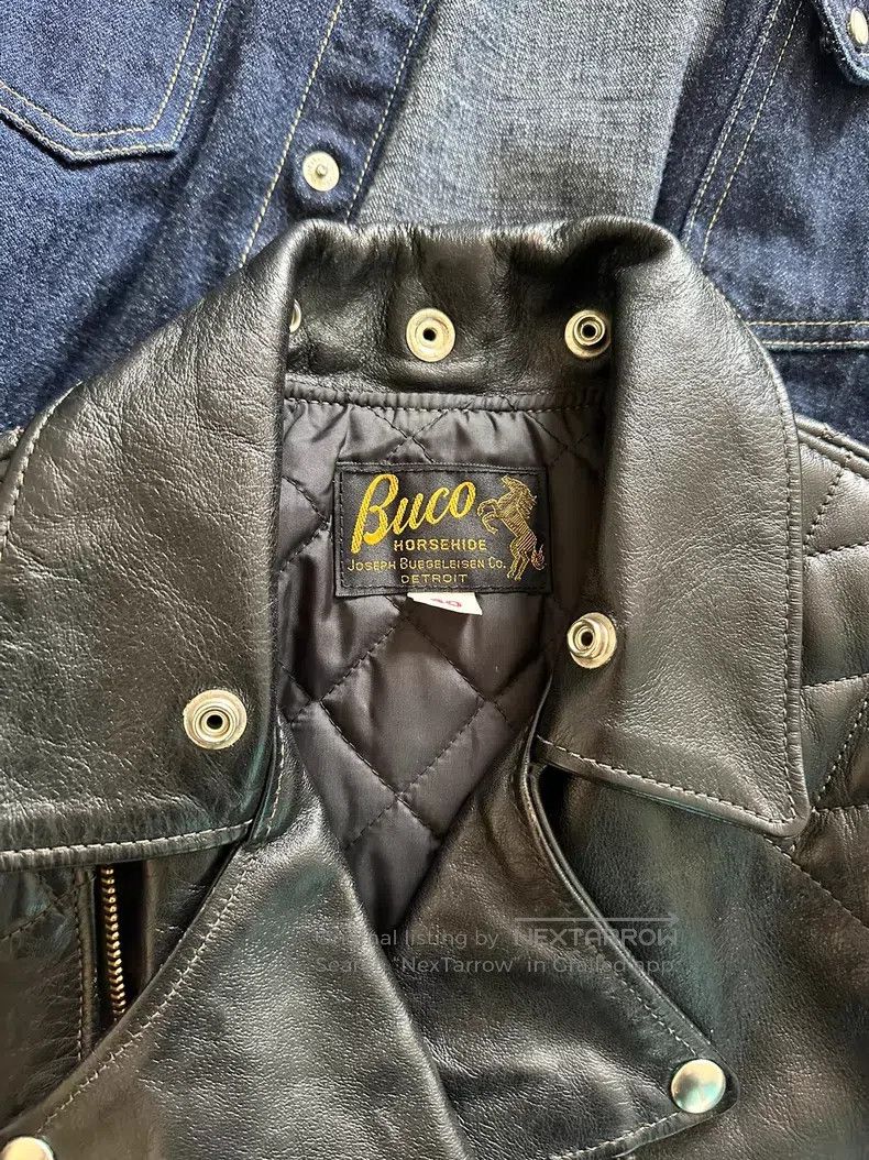 Buco Buco J82 leather jacket Size US L / EU 52-54 / 3 - 7 Thumbnail