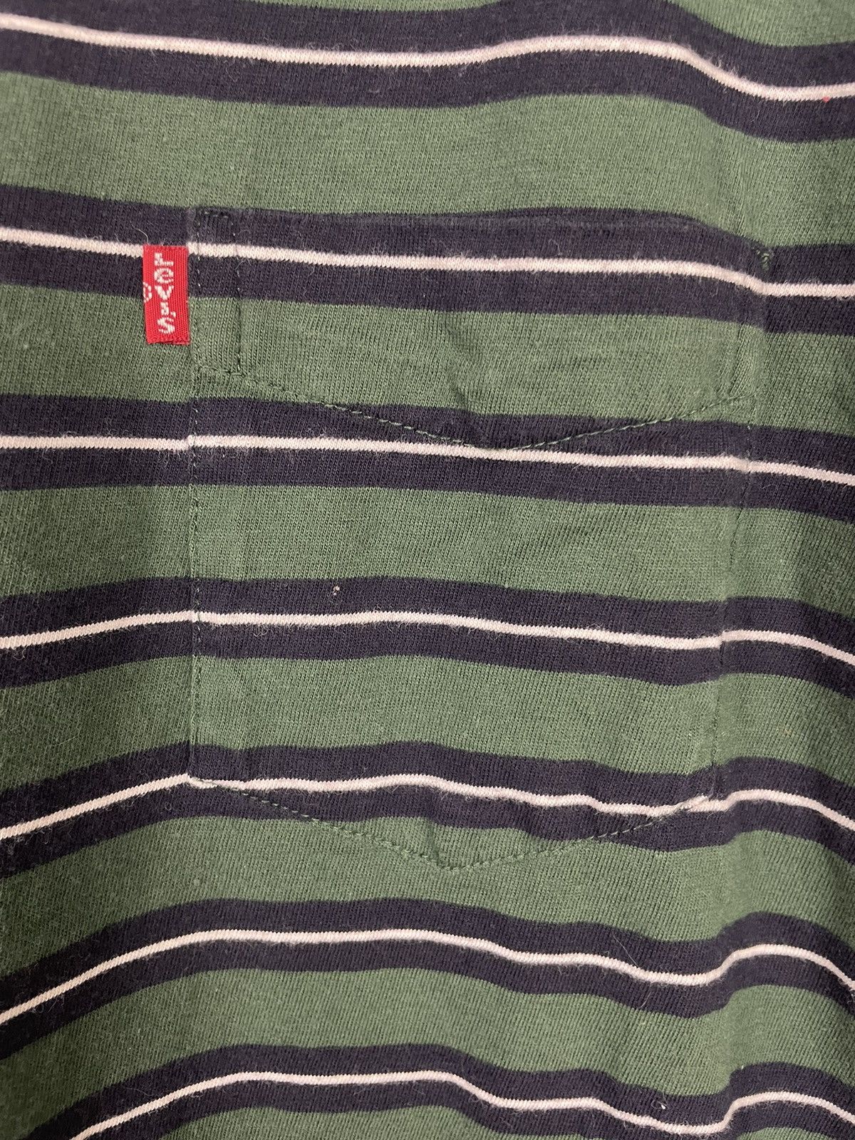 Levi's × Levi's Vintage Clothing Levi’s Stripe Pocket Tee Size US L / EU 52-54 / 3 - 3 Thumbnail