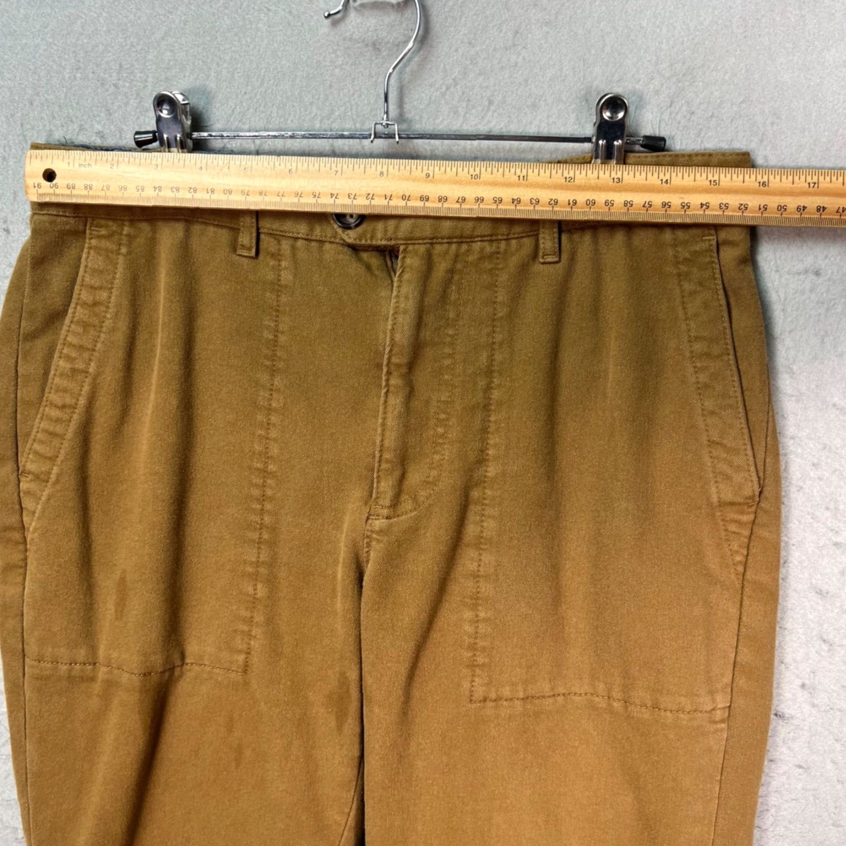 Banana Republic Banana Republic Mens 31 x 28 Brown Mason Athletic Tapered Khaki Chino Pants Shirt? Size US 31 - 5 Thumbnail