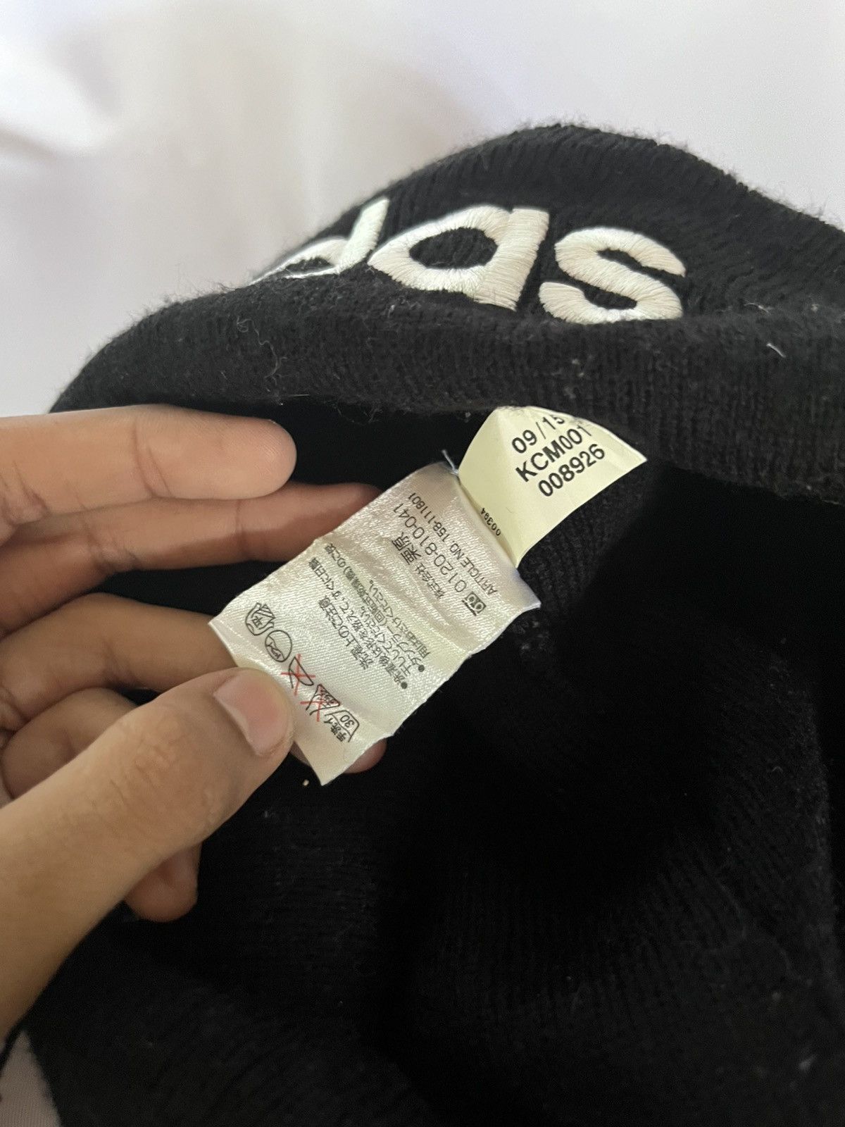 Adidas Vintage adidas hats beanie snow caps Size ONE SIZE - 8 Thumbnail