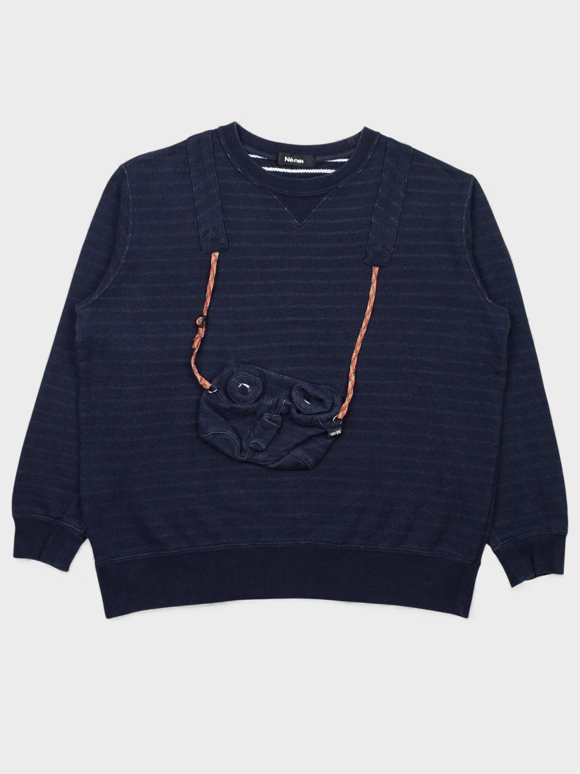Ne-Net Né-net - camera crewneck (navy) - size 2 Size S / US 4 / IT 40 - 1 Thumbnail